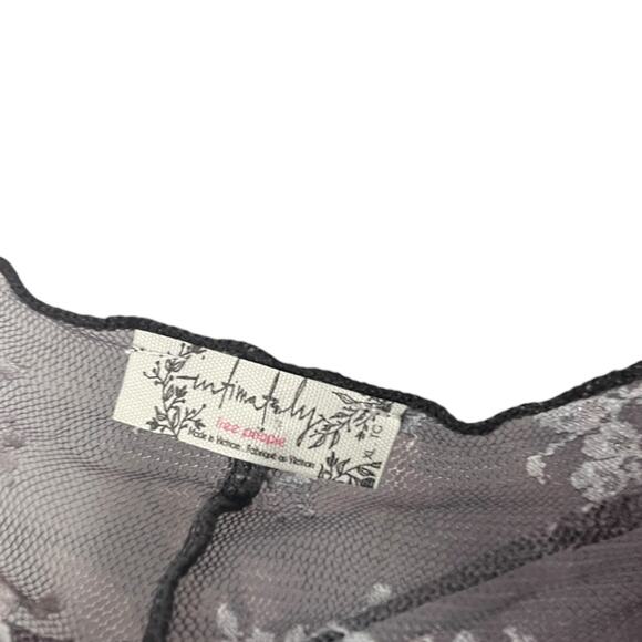 Free People Intimately Lady Lux Layering Top Night Sky Combo Size XL - Picture 4 of 6